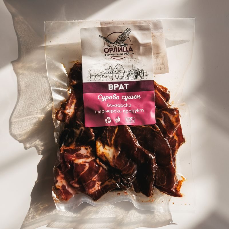 Сурово сушен свинки врат